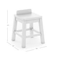 thumbnail image 3 of Martha Stewart Crafting Kids' Stool Set of 2 - Creamy White: Children's Wooden Anti-Tipping Chair for Arts and Crafts Activity Table, 3 of 3