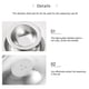 thumbnail image 3 of Tapa para olla de condimentos de acero inoxidable de 14 cm para el hogar, 3 of 8