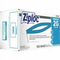 thumbnail image 4 of Ziploc&reg; Grip n' Seal Freezer Bags - 2 gal Capacity - 13" Width x 15" Length - Blue - Plastic - 1Carton - Food, Meat, Poultry, Fish, 4 of 12
