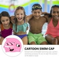 thumbnail image 3 of MasteelfCA Cartoon Fish Design Swim Caps Kid Silicone Swimming Caps Children Shower, 3 of 7