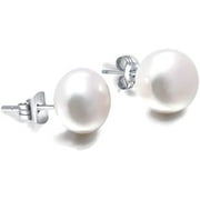 Titanium Hypoallergenic Earrings with Fresh Water Pearls, For Sensitive Ears