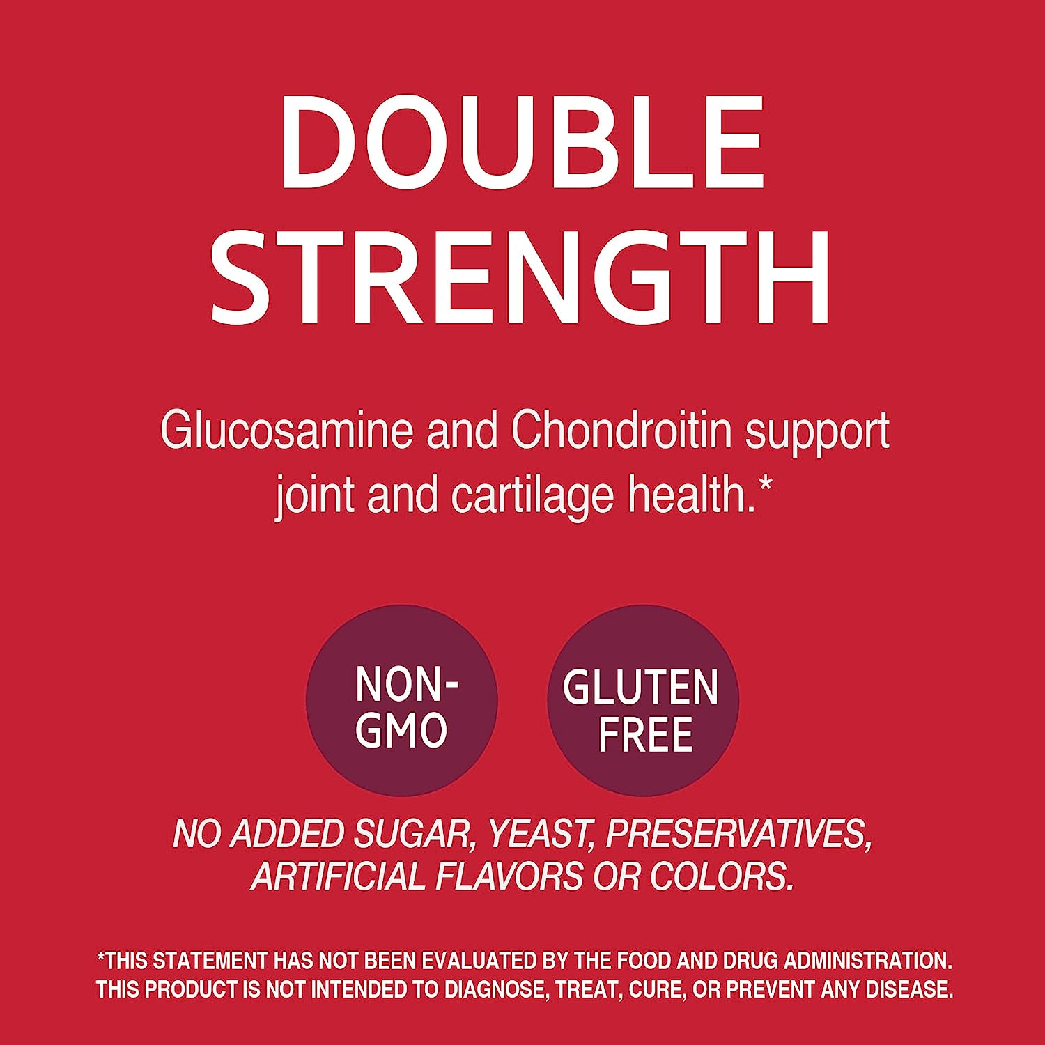 21st Glucosamine Chondroitin 500 mg/400 mg Capsules Century Double Strength, 60 Ct, 6 Pack