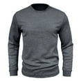 thumbnail image 3 of AIEOTT Mens Casual Henley Shirts Lightwigeht Long Sleeve Shirts Loose Fit Crewneck T Shirt Loose Fit Breathable Shirts, 3 of 7