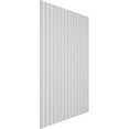 thumbnail image 3 of Ekena Millwork 94"H x 3/8"T Adjustable PVC Slat Wall Panel Kit w/ 3"W Slats, Unfinished (contains 15 Slats), 3 of 7
