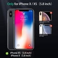 thumbnail image 2 of XUCP-Case pour iPhone TP/iPhone X avec Couverture Hybride Rigide MagSafe, Protection Antichoc Airbags Grade Militaire, Résistant aux Rayures, Étui Magnétique Anti-Jaunissement Givrée, Mat Translucide, 2 of 4