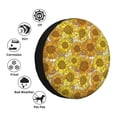 thumbnail image 3 of JUNZAN Sunflowers1 Tire Cover Wheel Protector for Truck SUV Trailer Camping Rv Tire Covers-14 inch, 3 of 5