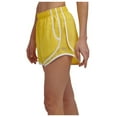 thumbnail image 3 of CALVIN KLEIN PERFORMANCE Womens Yellow Pocketed Drawstring Perforated Shorts S, 3 of 3