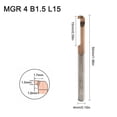 thumbnail image 2 of Bgsha MGR Integral Internal Boring Cutter Tools CNC Carbide Micro Boring Cutter Groove, 2 of 9
