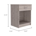 thumbnail image 4 of Sophisticated and Stylish Light Grey Eco Nightstand, 4 of 5