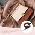 thumbnail image 4 of Uxcell Leather Purse Handle Strap 2 Pcs 51.2 inch Adjustable Length Handbag Strap Replacement DIY Dark Brown, 4 of 7