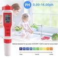 thumbnail image 2 of Digital Water Quality Monitor Tester-PH/TDS/EC/Temp Analyze Monitor Tester For Pool/Drinking Water/Aquariums/Life Water ,Easy to Use, 2 of 7