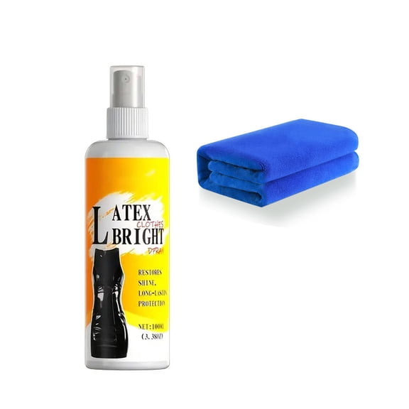 100ml High Gloss Sprays with Towel Wear Defense Against Scratches Quick Drying Not Irritating for Latex Clothing