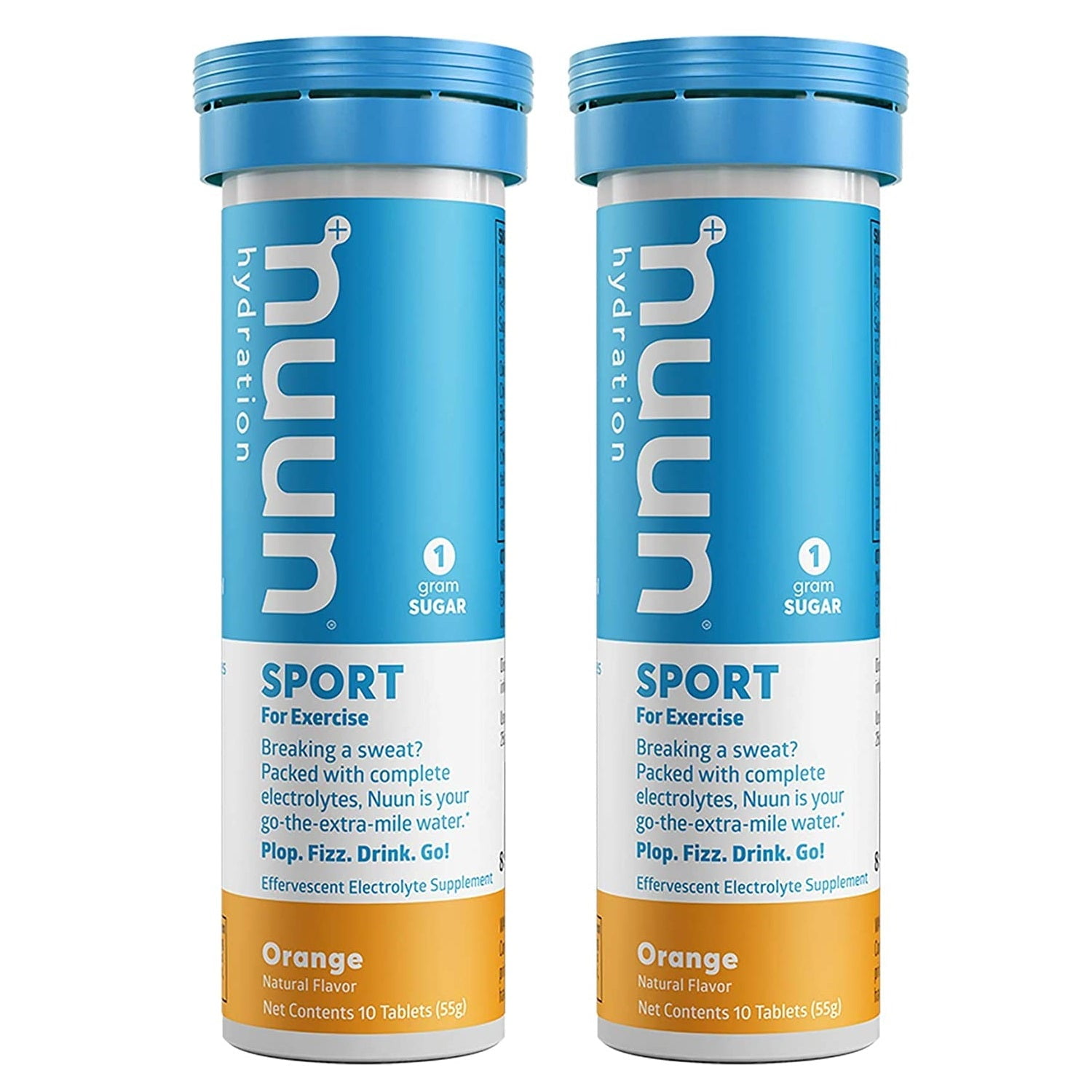 Nuun Sport Hydration And Electrolyte Replacement Tablets Orange Size 2