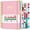 Pink, variant on Nirmiro 2027 Weekly & Monthly Planner, Jan 2027 – Dec 2027, A5 Hardcover Spiral Agenda Book with 12 Monthly Tabs, Ruler, Inner Pocket, 4 Stickers, 6.5"x8.4", for Time Management & Goal Tracking