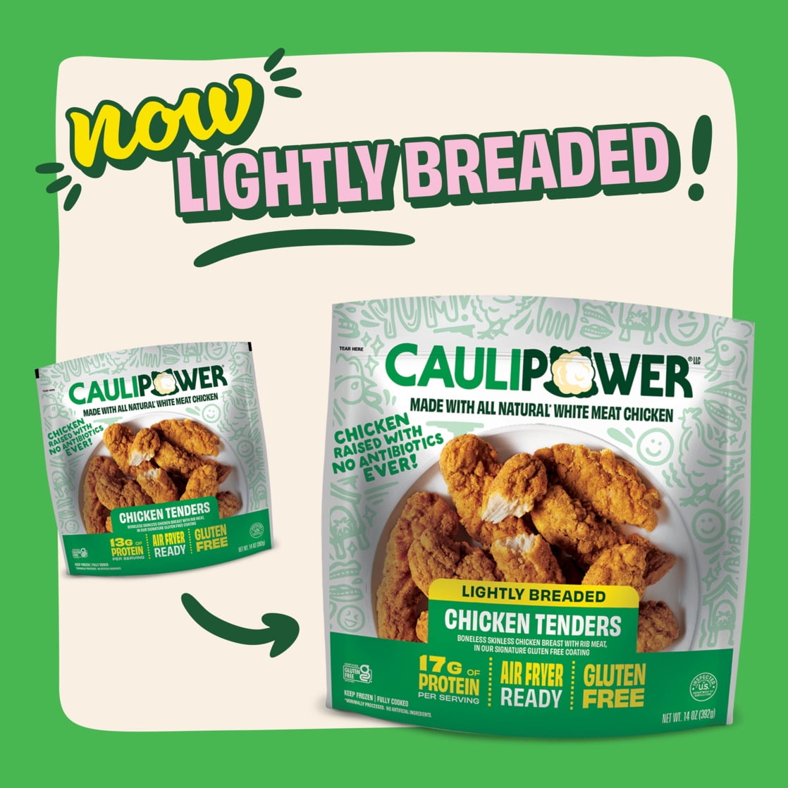 CAULIPOWER All Natural Chicken Tenders, 14 oz