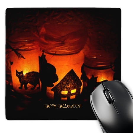 3dRose  Halloween Cat  House and Bat Luminaries  MousePad price history on PriceWatchPro