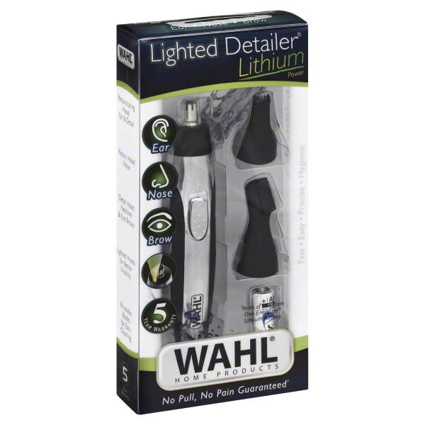 wahl lighted detailer lithium battery trimmer