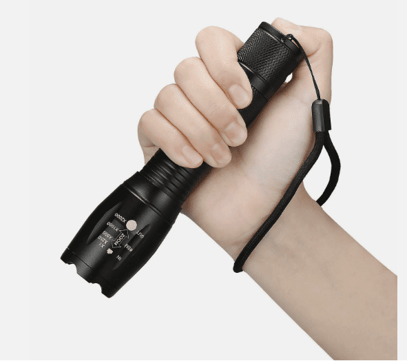 5 Pack Tactical 18650 Flashlight High Powered, 5 Modes Zoomable Aluminum LED Flashlights