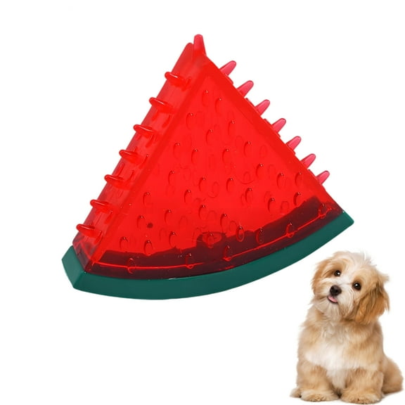 BESTSKY Dog Toys for Aggressive Chewers,Fun Fruit Shape Best Dog Boredom Toys,Teeth Cleaning Feature Dog Toys to Keep Them Busy,Watermelon