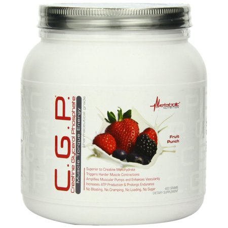 08-07-2027 Metabolic Nutrition C.G.P. - Fruit Punch 400 grams