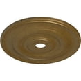 thumbnail image 3 of Ekena Millwork 26 1/2"OD x 3 5/8"ID x 1 1/2"P Jefferson Ceiling Medallion (Fits Canopies up to 5"), Hand-Painted Pale Gold, 3 of 6