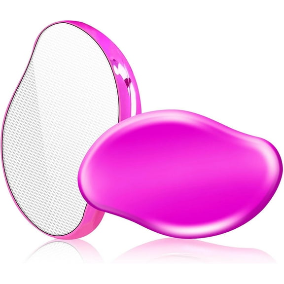 Professional At-Home Hair Removal Device - Nano Glass Exfoliator with Micro Particles for Smooth Skin | Painless & Reusable Facial/Body Hair Remover