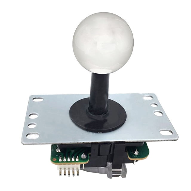 Joystick clásico de 5 pines, 4/8 vías, juego de bricolaje, joystick, bola roja, palo de lucha, reemplazo del controlador para Arcade Speravity PJ7177-02