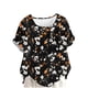 thumbnail image 1 of Camisetas de Manga Corta para las Mujeres Casual Cuello Redondo Cómodo de Lino Camiseta Botón Blusa Top Verano Manga Corta para las Mujeres, 1 of 5