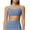 Light Blue, variant on Sports Bras for Women Wireless Workout Bra Spaghetti Strap Criss Cross Back Running Yoga Cropped Tank Tops Limited Time Sales of Today Green 4