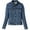Mid-Blue, variant on Notus Fashion Women’s Premium Button-Down Denim Jacket - Elegant Comfort Soft, Stylish, and Versatile Long Sleeve Jean Jacket Mid Blue L