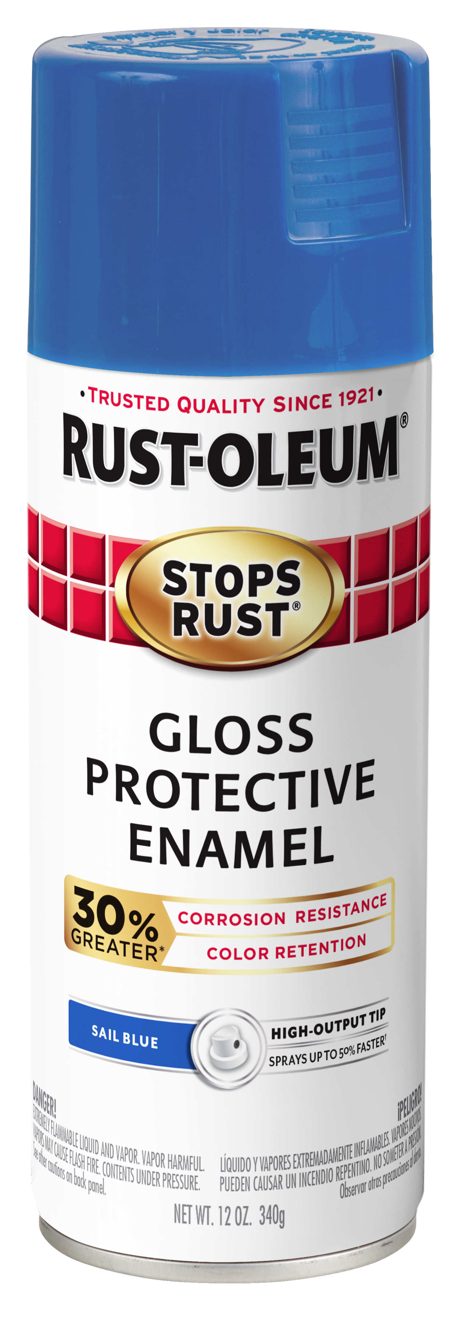 (3 Pack) RustOleum Stops Rust Advanced Gloss Sail Blue Protective
