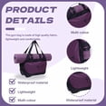 thumbnail image 6 of TELOLY Yoga Mat Bags,Nylon Fabric Yoga Bag,18.90"*9.45"*6.30" Easy Organization Yoga Mat Holder,Style2, 6 of 7