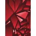thumbnail image 1 of Ahgly Company Machine Washable Indoor Rectangle Transitional Tomato Red Area Rugs, 5' x 7', 1 of 7