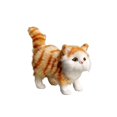 thumbnail image 1 of Mini figuras de gato de simulación en miniatura/decoración de regalo realista adornos de figuritas de pequeño/para la decoración del hogar de l Naranja Soledad Figuras de gatos, 1 of 8