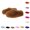 Brown, variant on Womens Fuzzy Mules Closed Toe Fluffy Mules Slippers Thick Sole Soft Plush Warm Indoor Outdoor Slip On Shoes