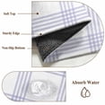 thumbnail image 4 of Purple Buffalo Plaid Kitchen Runner Rug 2.7x5 Washable Runners for Hallway Non Slip Farmhouse Checkered Watercolor Large Area Rug Indoor Floor Carpet for Bathroom Laundry Entryway Bedroom Living Room, 4 of 9