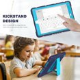 thumbnail image 3 of Case de tableta para iPad 9.7 '' '2018/2017/Pro 9.7' '/Air 2, Caso protectora a prueba de choques de servicio pesado con Kickstand Ikkle iPad 9.7 2018/2017/Pro9.7/Air2, 3 of 10