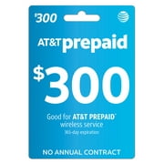 Angle View: AT&T Prepaid $300 Direct Top Up