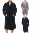 thumbnail image 3 of SAYOO Ropa de baño de manga larga de terciopelo para hombres SAYOO  moda, 3 of 5