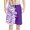 Purple Floral Print, variant on Binienty Men's Board Shorts Swim Trunks With Haiti Flag Palm Design - Quick Dry for Summer Beach and Water Activities