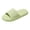 Green, variant on Womens Mens Platform Bathroom Shower Slippers Summer Open Toe Quick-Dry Non Slip Cloud Slides House Shoes Beach Pool Spa Slip on Indoor