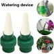 thumbnail image 5 of Estacas de riego automático para plantas de interior y exterior, púas de arcilla de terracota con drenaje gradual, sistema de riego automático para regar plantas durante las vacaciones (paquete de 4), 5 of 5