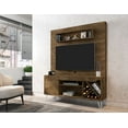 thumbnail image 2 of Manhattan Comfort Baxter 53.54 Mid-Century Modern Freestanding Entertainment Center with Media Shelves and Wine Rack in Rustic Brown, 2 of 3