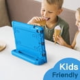thumbnail image 7 of JETech Kids Case for iPad 10.2-Inch (9th/8th/7th Generation, 2021/2020/2019) with Built-in Screen Protector, Shockproof Full-Body Handle Stand Tablet Protective Cover (Blue), 7 of 7