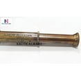 thumbnail image 2 of Brass Nautical Antique Working Telescope/Spyglass Replica in Leather Box, with Glass Optics, Extendable to 16 inches, Made of Pure Brass, Decorative Scope, 2 of 5