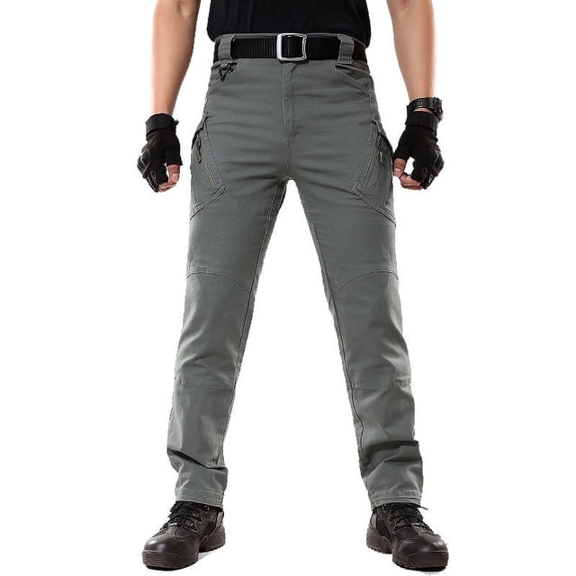 Pantalones tácticos para exteriores de tejido elástico IX9, pantalones de ciudad para aficionados militares IX7, pantalones de trabajo con múltiples bolsillos