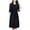 Black, variant on Women's Long Cardigan Open Front Lightweight Cover-Up Long Sleeve Sheer Shrugs for Casual Wear Swing Cozy