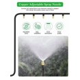 thumbnail image 4 of 10pcs 4/7PVC Outdoor Misting Cooling System Garden Irrigation Watering 1/4'' Brass Atomizer Adjustable Garden Micro Sprinklers, 4 of 6