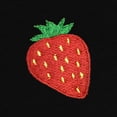 thumbnail image 2 of Dalix Strawberry Embroidered Fleece Cropped Hoodie Cold Fall Winter Women in Black XL X-Large, 2 of 5