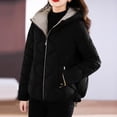 thumbnail image 1 of Fankiway Parka Décontractée Rembourrée pour Femmes Manches Longues Protection Chaude contre le Froid Manteau Noir 2TG, 1 of 6